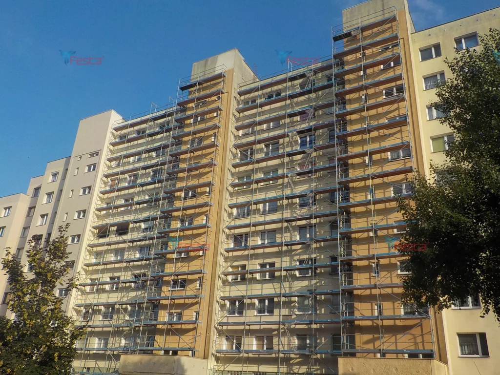 Montaz rusztowania elewacyjnego – Kalisz