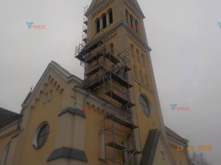 Montaz rusztowania elewacyjnego – Ostrow Wielkopolski 3