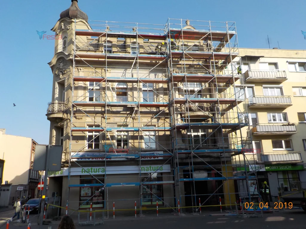 Montaz rusztowania elewacyjnego – Ostrow Wielkopolski 5