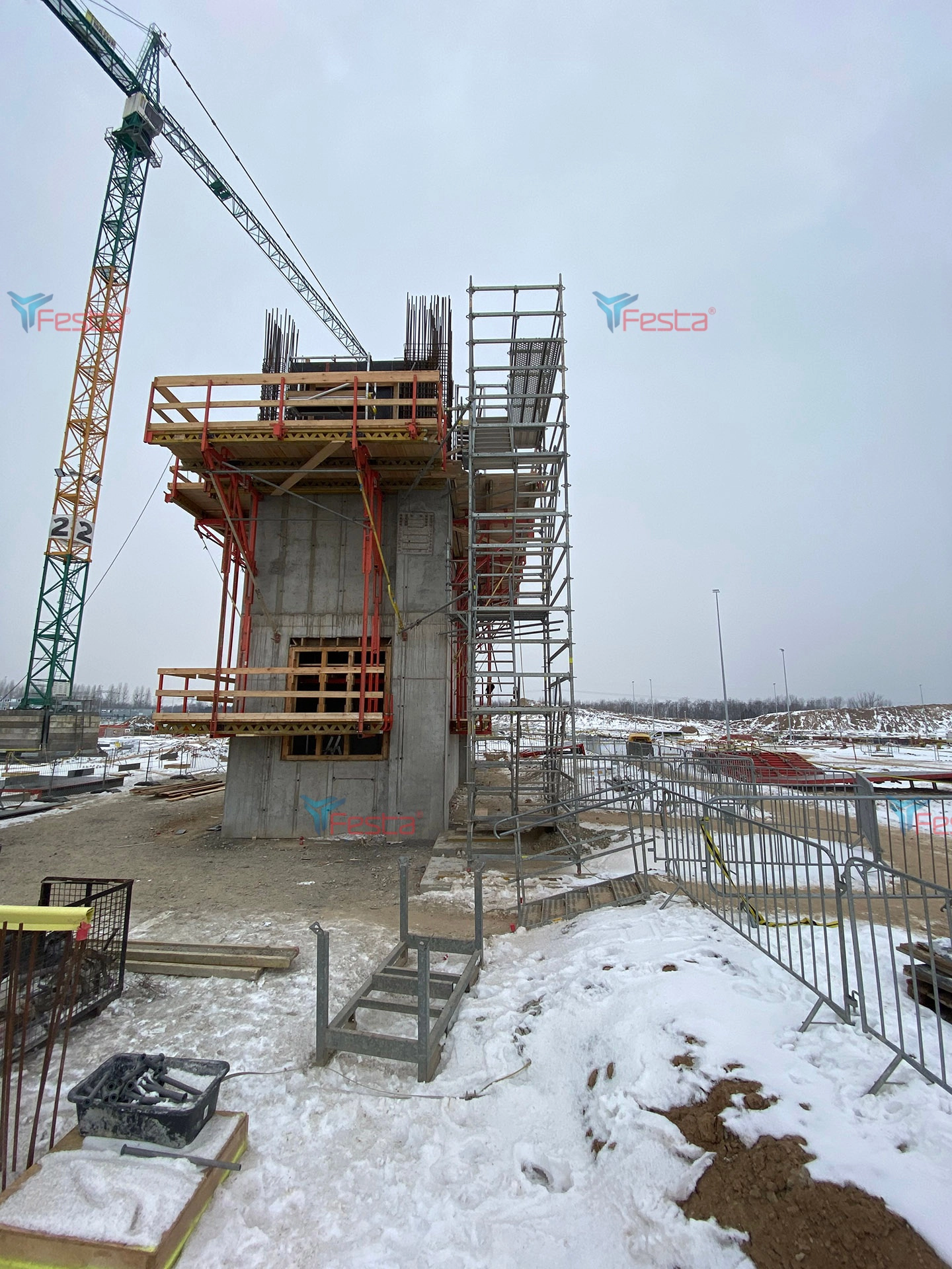 Montaż schodni – Konin